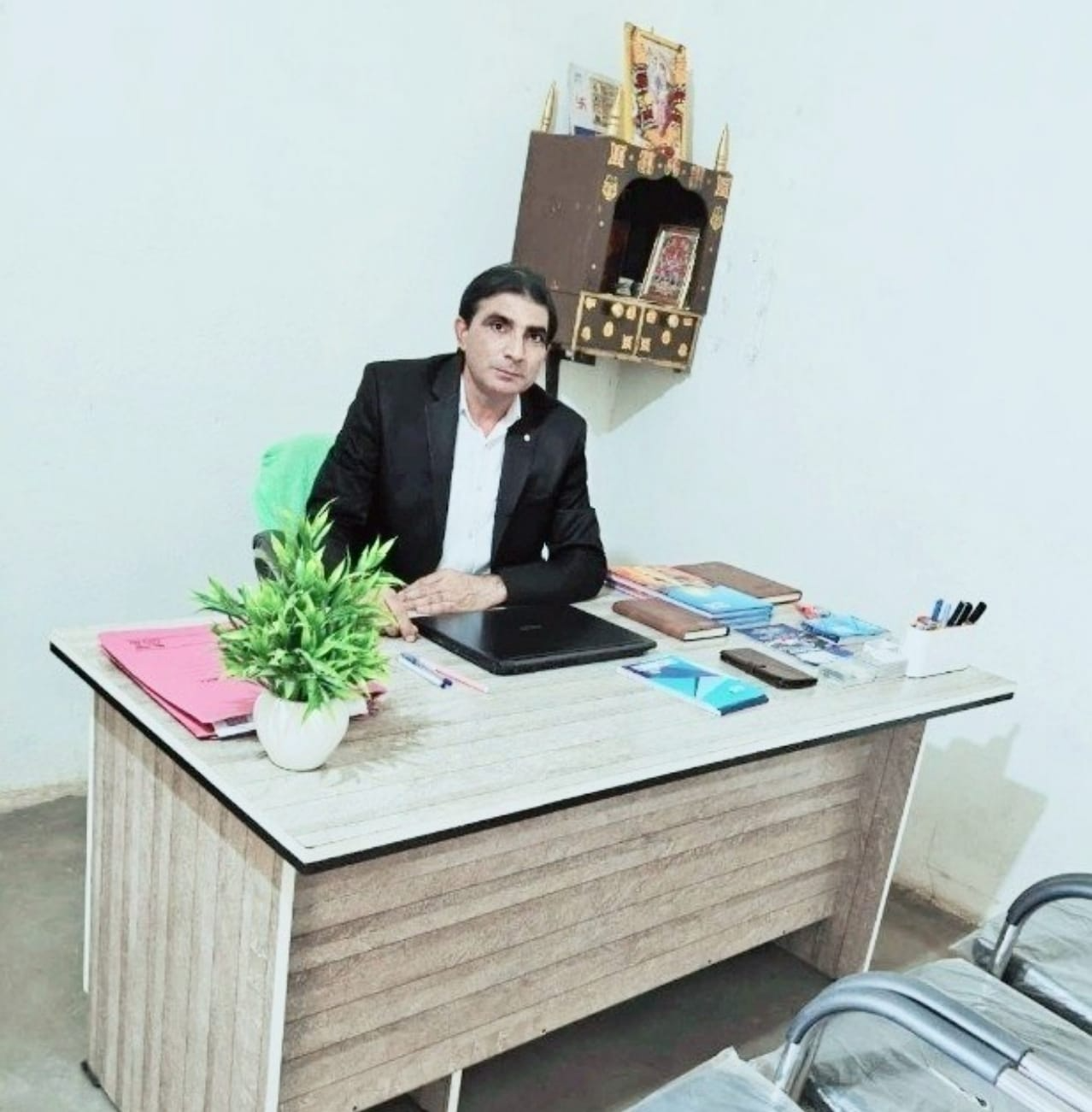 Ajay Veer Singh at the ARKIS Engineering office