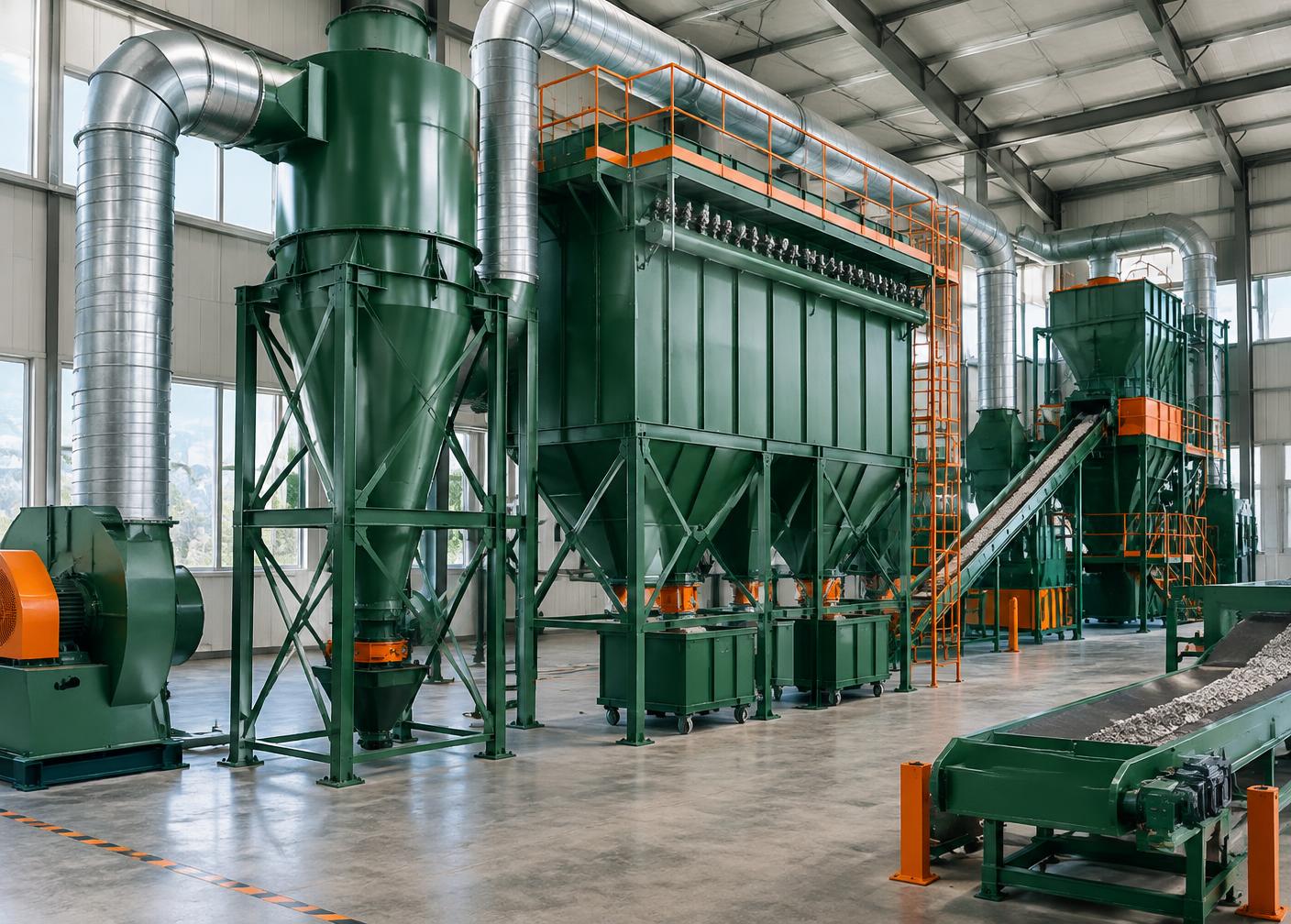 Agri-Waste Recycling Machines industrial illustration