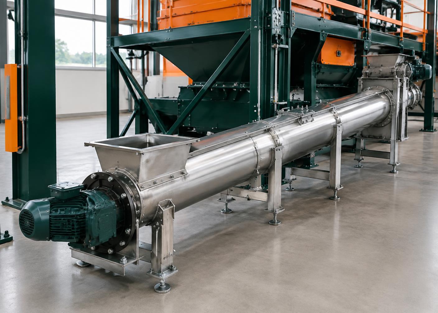 Screw Conveyors industrial illustration